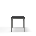 USM Haller table black linoleum (T59)