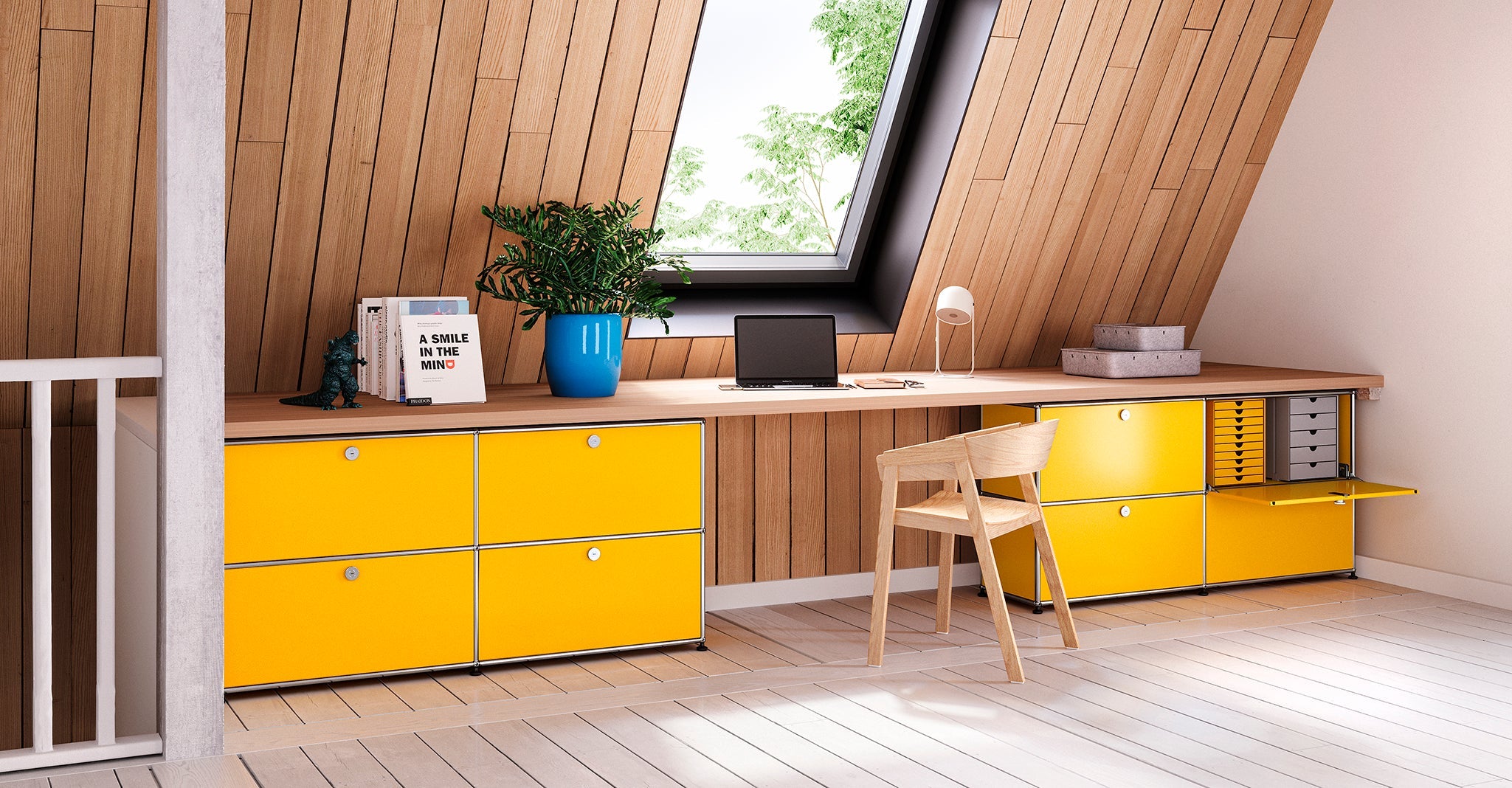 USM Haller file credenza (E2F)