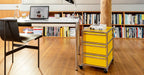 USM Haller table pearl gray white laminate (T59)
