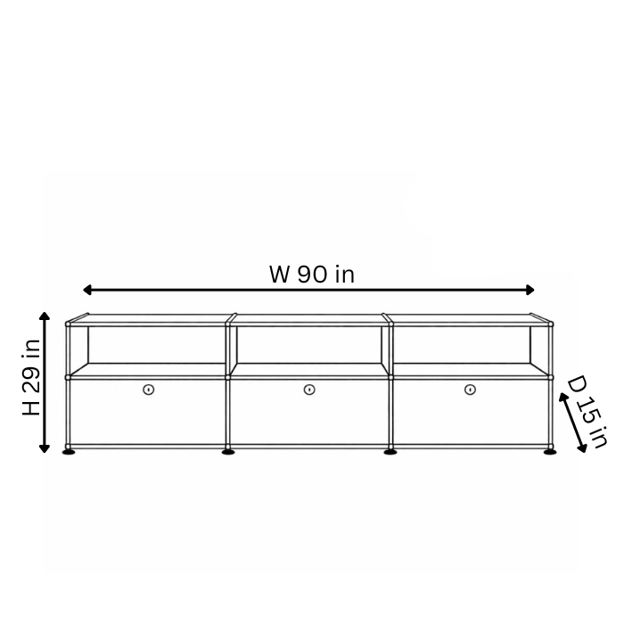 Steel Blue / 3-Module