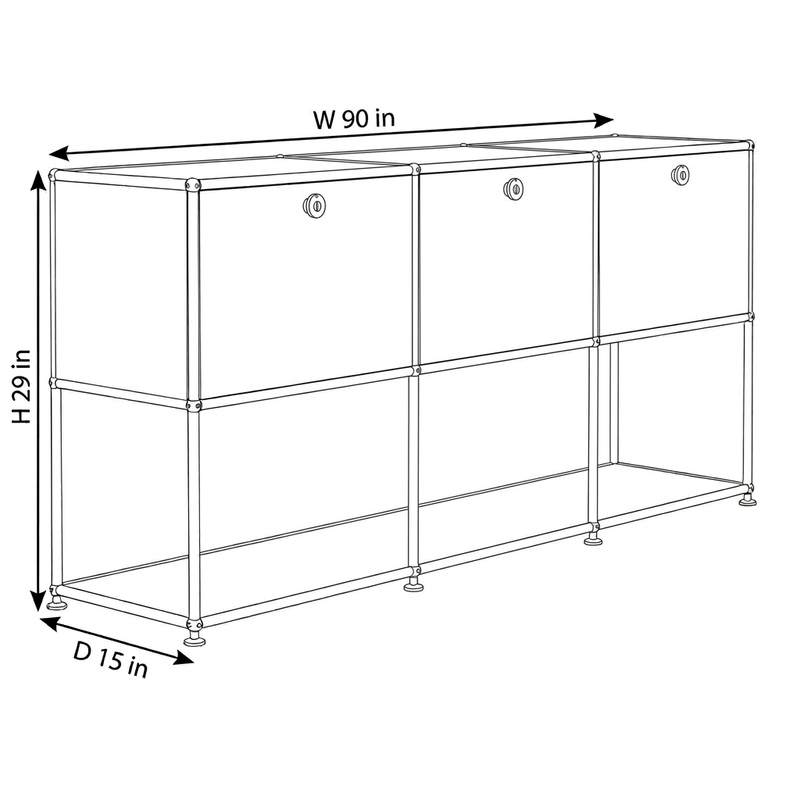 Graphite Black / 3-Module